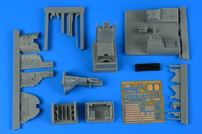 Aires 2264 A-1J Skyraider cockpit set (ZOUKEI M.) 1/32