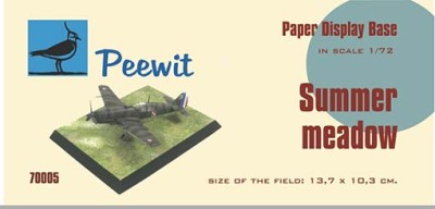 Peewit P70005 1/72 Paper Display Base - SUMMER MEADOW