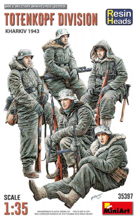Miniart 35397 Totenkopf Division Kharkov 1943 (resin heads) 1/35
