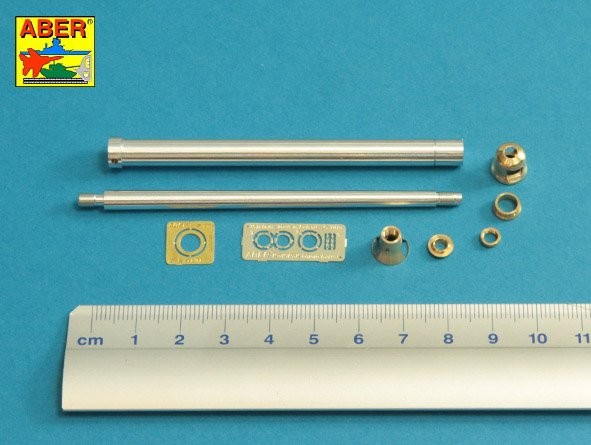 Aber 35 L-248 Barrel for German 8,8cm Kw.K 43/3 L/71 (two part) gun used on Sd.Kfz.182 King Tiger Porsche Turret-late (designed to be used with Hobby Boss kits) 1/35