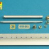 Aber 35 L-248 Barrel for German 8,8cm Kw.K 43/3 L/71 (two part) gun used on Sd.Kfz.182 King Tiger Porsche Turret-late (designed to be used with Hobby Boss kits) 1/35