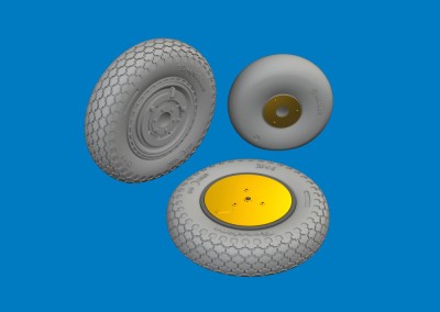 Eduard 6481051 BRASSIN P-39 wheels early (ARMA H.) 1/48