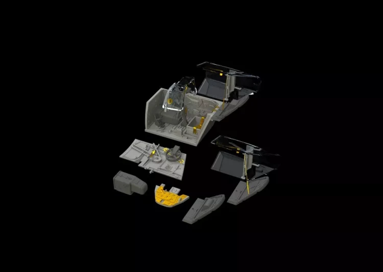 Eduard 648953 BRASSIN Bf 109G-6/AS cockpit PRINT (EDU) 1/48