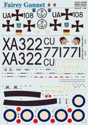 Print Scale 48-069 Fairey Gannet 1/48