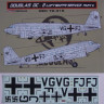 Kora Model DEC72315 Douglas DC-2 Luftwaffe (MPM) Part II. декали декали 1/72