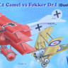 Valom 14421 Duels in the sky Sopwith F.1 vs Fokker Dr.I 1/144