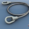 ЭВМ RS95012 Трос витой с коушами для танков семейства ИС и машин на их базе 1/35