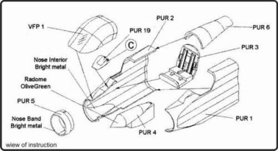 CMK 4036 Mosquito Mk. VI - interior set for TAM 1/48