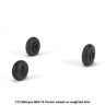 Armory ARAW72051 Mikoyan MiG-19 Farmer wheels with weighted tires/tyresMiG-19S, MiG-19PM 1/72
