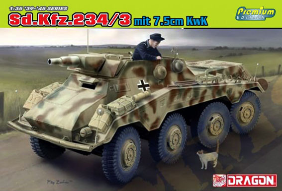 Dragon 6786 Sd.Kfz.234/3 mit 7.5cm KwK
