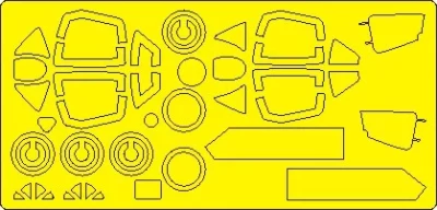 New Ware NWA-M1058 Mask MiG-15 EXPERT (BRONCO, H.2000) 1/48