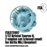 Inside the Armour ITA372007 Taurus II Engines (set of 2) (closed cowl version) Bristol Beaufort 1/72
