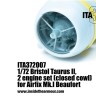 Inside the Armour ITA372007 Taurus II Engines (set of 2) (closed cowl version) Bristol Beaufort 1/72