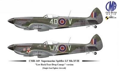 CZECHMASTER CMR-72169 1/72 Supermarine F Mk.XVIE Low back