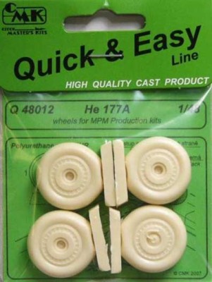CMK Q48012 He 177A- wheels for MPM 1/48