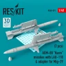 Reskit RS48-391 AGM-88 'Harm' missiles w/ LAU-118 & adapter 1/48