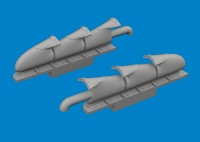 Eduard 672409 BRASSIN Spitfire Mk.V 3-stacks exh.fishtail 1/72