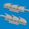 Eduard 672409 BRASSIN Spitfire Mk.V 3-stacks exh.fishtail 1/72