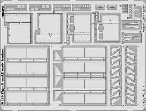Eduard 36229 Tiger I Ausf.E early fenders