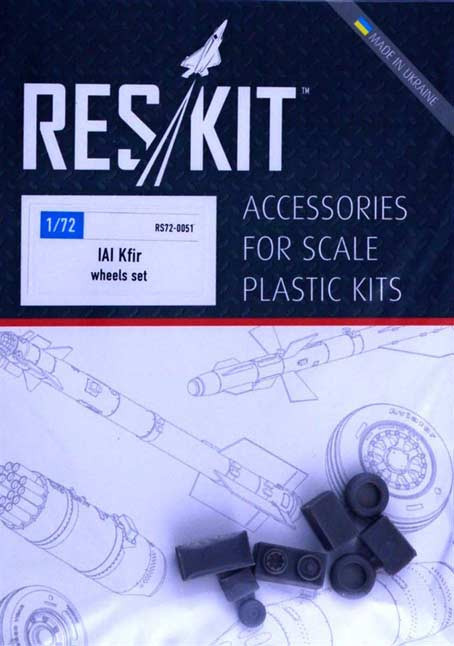 ResKit RS72-0051 IAI Kfir wheels set (AMK,ITA,HAS) 1/72