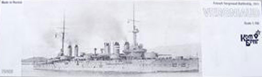 Combrig 70408 French Vergniaud Battleship, 1911 1/700