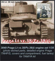 CMK 3049 Praga Lt.38/ Pz.38(t) - engine set for TAM 1/35