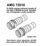 Amigo Models AMG 72016 D-30F6 engine exh. nozzle for MiG-31B/BM 1/72
