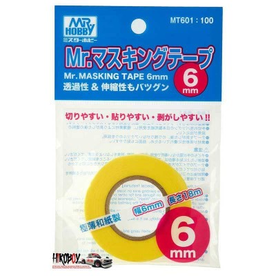 Gunze Sangyo MT-601 Маскировочная лента Mr.Masking Tape 6mm