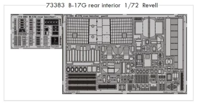 Eduard 73383 SET B-17G rear interior (REV) 1/72