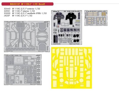 Eduard BIG33107 1/32 Bf 110C-7 (REV)