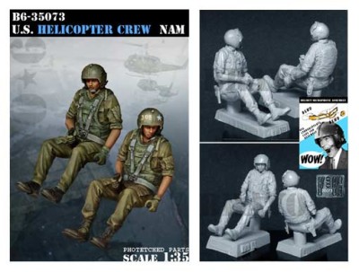 Bravo6 35073 US Helicopter Crew 1/35
