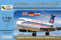 Mark 1 Models MKM144113 BAC/Rombac 1-11-500 (3x camo) 1/144