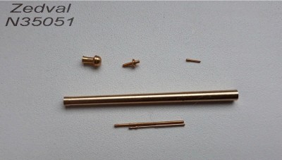 Zedval N35051 Набор деталей для Т-34-76 с пушкой Ф-34 1/35
