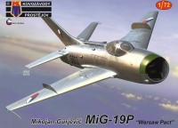 Kovozavody Prostejov 72391 MiG-19P 'Warsaw Pact' (3x camo) 1/72