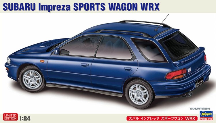Hasegawa 20747 Автомобиль Subaru Impreza Sport Wagon WRX, кузов универсал (Limited Edition) 1/24