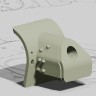 Zedval Br35010 Бронемаска для Т-34-76 (для пушки Ф-34) вариант 1 1/35