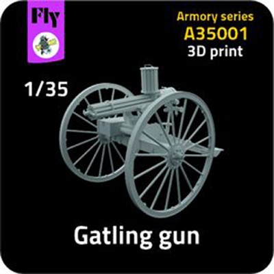 Fly model A35001 Gatling Gun (3D-Printed) 1/35
