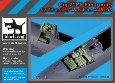 Black Dog BDOA48196 Mikoyan MiG-21MF electronics (designed to be used with Eduard kits) 1/48