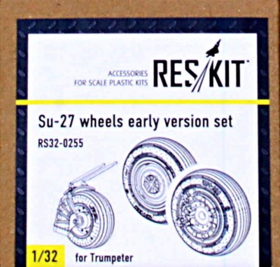 Reskit RS32-0255 Su-27 Колеса early version (TRUMP) 1/32
