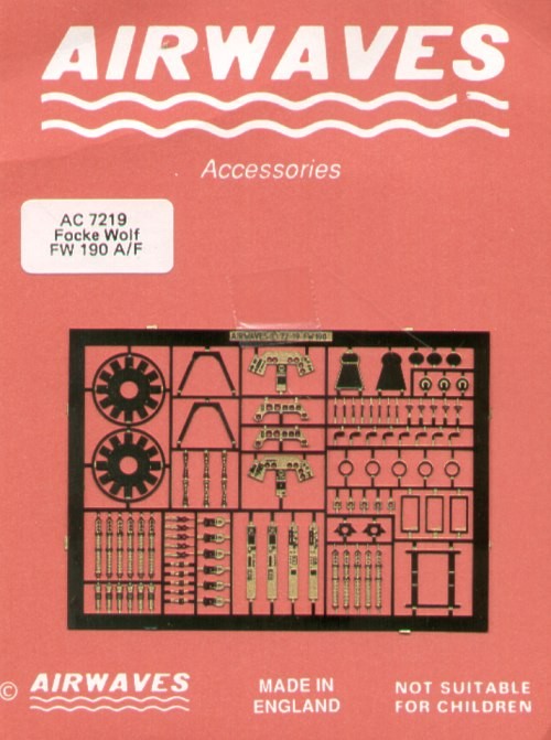 Airwaves (etched) AEC72019 Focke-Wulf Fw-190A-8 1/72