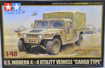 Tamiya 32563 US Modern 4x4 Cargo Type (Hammer) 1/48