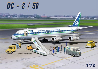 Mach 2 GP110UTA Douglas DC-8-50 'Union De Transports Aeriens' 1/72