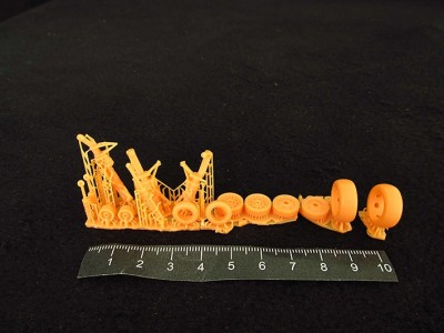 Metallic Details MDR48251 McDonnell F-4J/S Phantom II landing Gears(designed to be used with Italeri kits) (3d-printed) 1/48