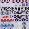 Print Scale 48-011-1 Hawker Sea Fury - Part 1 (wet decals) 1/48