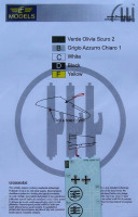 LF Model C7223 Decals for Ambrosini SAJ 207 w/ 20mm cannons 1/72