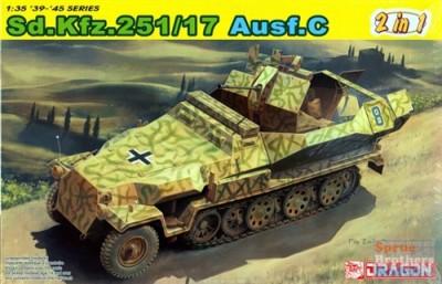 Dragon 6592 Бронетранспортер Sd.Kfz. 251/17 Ausf. с эк. 1/35