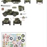 Star Decals 35-C1242 Polish Tanks in Italy 1943-45 # 3.AFVs and Armoured Cars.Humber Scout Car, Daimler Dingo, Staghound .50 cal AA, M3A1 75mm GMC Halftrack, M3A1/M5A1 Halftrack, Achilles Tank Destroyer 1/35