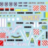 Star Decals 35-C1354 War in Ukraine # 2. Ukrainian transport vehicles 2014-2022. MAZ-537 tank transporter and UAZ-452 'Buhanka'. VIEW 1/35