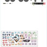 Star Decals 72-A1114 War in Ukraine #3Ukrainian transport vehicles 2014-2022.MAZ-537 tank transporter and UAZ-452 'Buhanka' 1/72