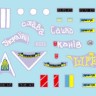 Star Decals 72-A1114 War in Ukraine #3Ukrainian transport vehicles 2014-2022.MAZ-537 tank transporter and UAZ-452 'Buhanka' 1/72